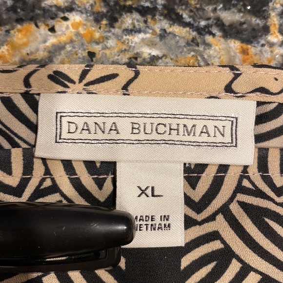 Z womens Dana Buchman 3/4 tie sleeve regular size blouse size XL - Picture 4 of 5